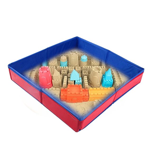 SXDY Children Sand Table, Summer Beach Sand Activity Game Sandbox, Outdoor Toys Sand and Water Play Table