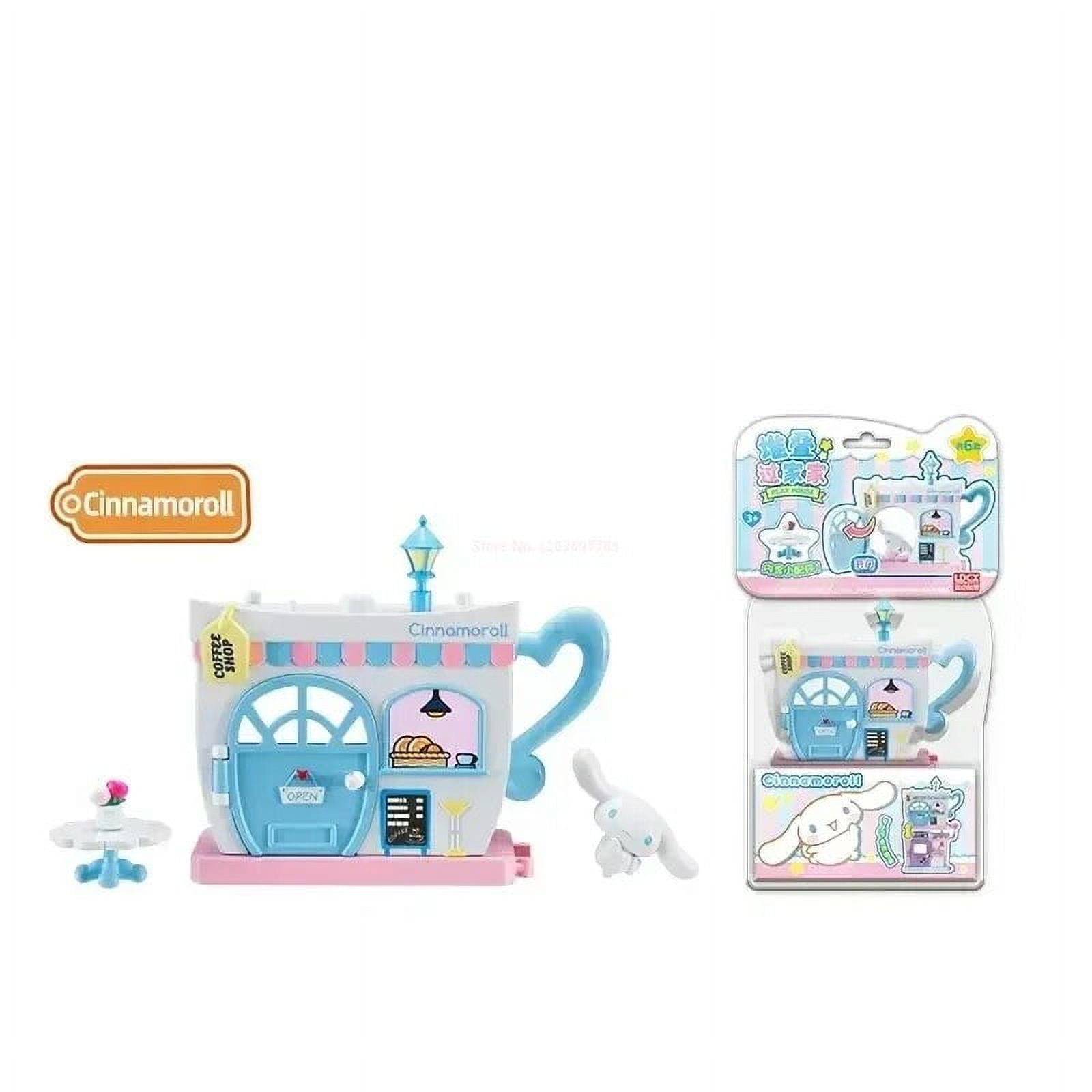 Children Sanrio Hello Kitty Kuromi Cinnamoroll Play House Toy Street ...