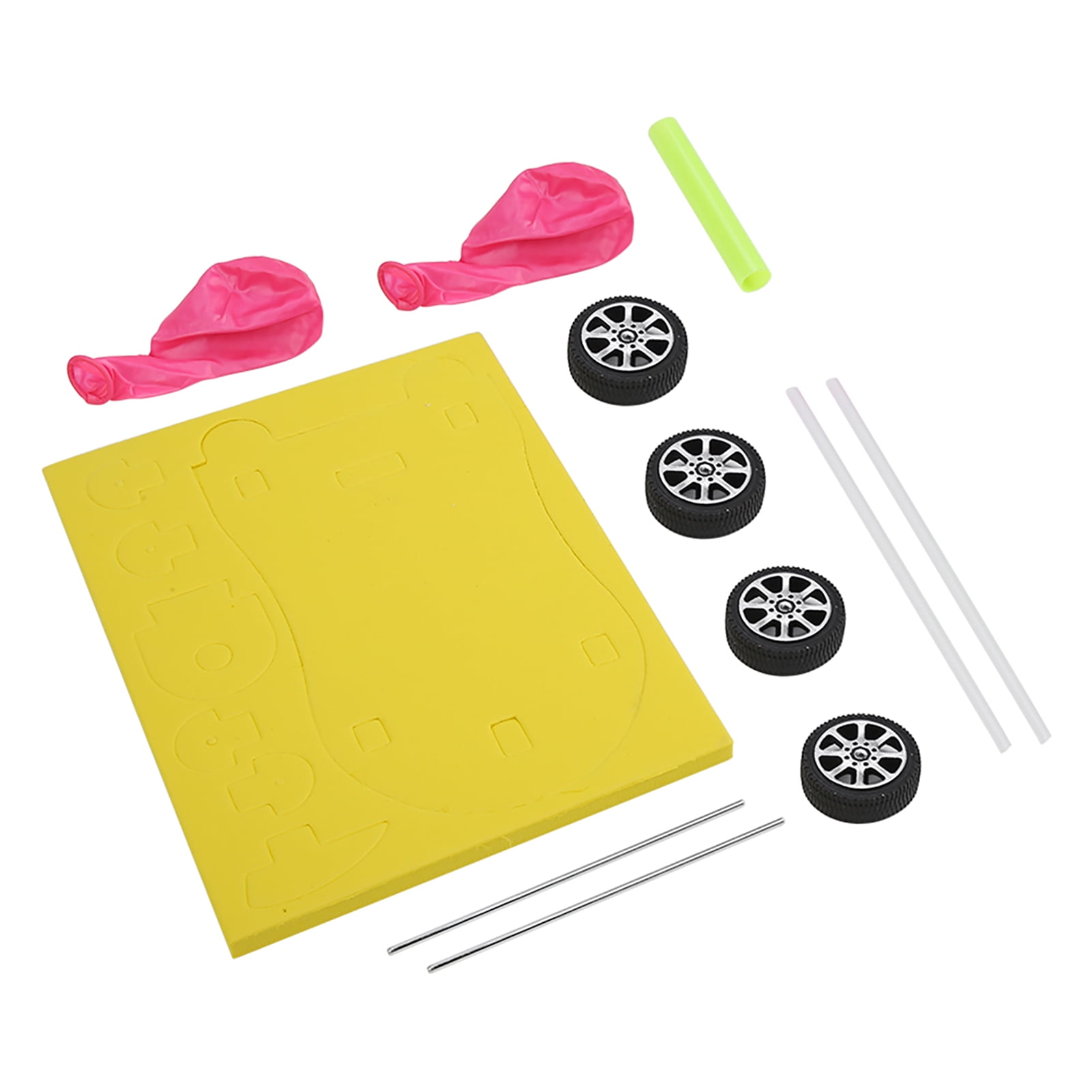 Children Science Experiment Educational DIY Balloon Power Car Model ...