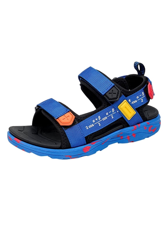 Children Shoes Beach Sandals Light Boy Sandals Big Children Soft Bottom Boy Beach Shoes Toddler Boy Shoes Size 6 Size 4 Toddler Sandals Boys Baby Boy Shoes Kids Rubber Sandals Boys Slides Size 5 Boys