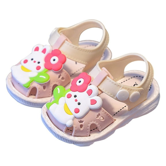 Children Shoes Comfortable Flat Sandals Fashionable Toe Covering Children Toddler Shoes Beach Sandals ,Toddler Girl Sandals/Toddler Boy Sandals(Color:Pink,Size:4.5)