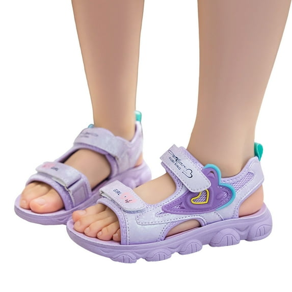 Children Shoes Comfortable Platform Sandals Outdoor Beach Fashion Beach Sandals Princess Shoes,Toddler Girl Sandals/Toddler Boy Sandals(Color:Purple,Size:13)