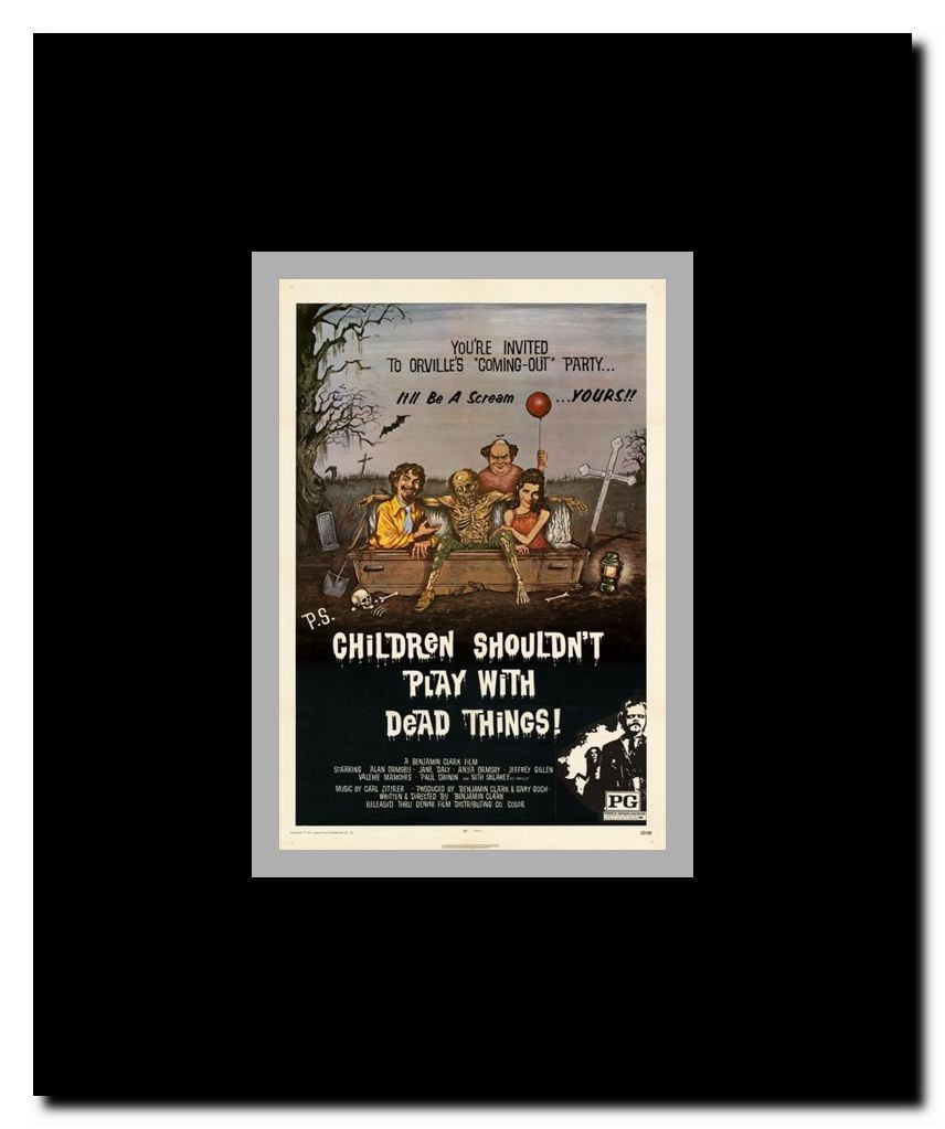 Children Shouldn't Play With Dead Things Framed Movie Poster