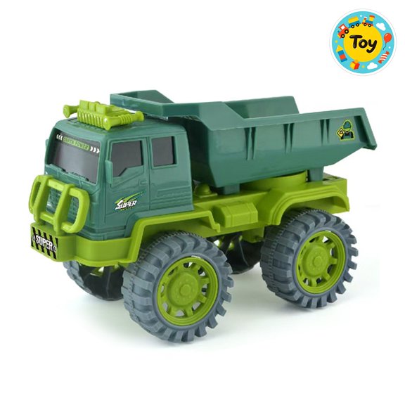 Children Simulation Engineering Loader Dump Trunk Car Toy Vehicle Model Educational Push Walking Construction Toy for 3-7 Years Boys, Kids Hand Eye Coordination Fine Motor Skills Birthday Gift