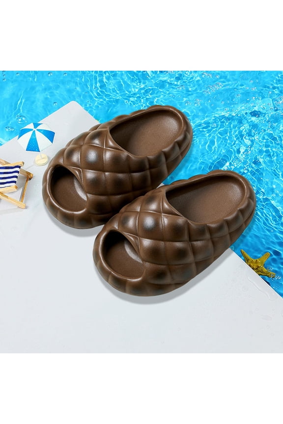 Children Slipper Bread Slippers, Summer Novelty Non Slip Cute Summer Home Shoes, 20cm