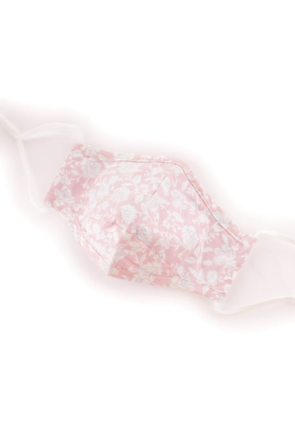 Children Small Fitted Printed Cotton Fabric Face Mask w/ Filter Pocket - Animals