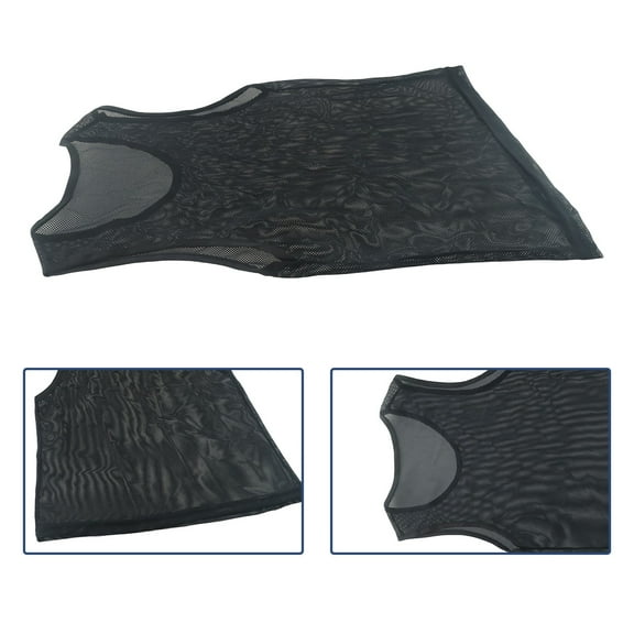 Children Soccer Training Vest Football Shirts Jerseys Scrimmage Practice Sports Vest Breathable Team Training Mesh Vests Loose Black Fangkenuo