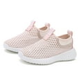 thumbnail image 1 of Children Sports Shoes Kids Mesh Sneakers Breathable Lightweight Comfortable Athletic Footwear for Everyday Running Walking Outdoor Play,Color:Pink,Size:33, 1 of 7