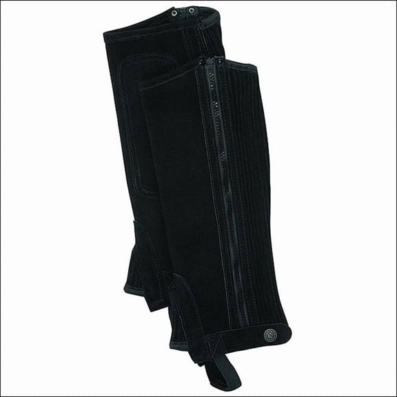 Children Suede Zipper Half Chaps Small By Perris Leather