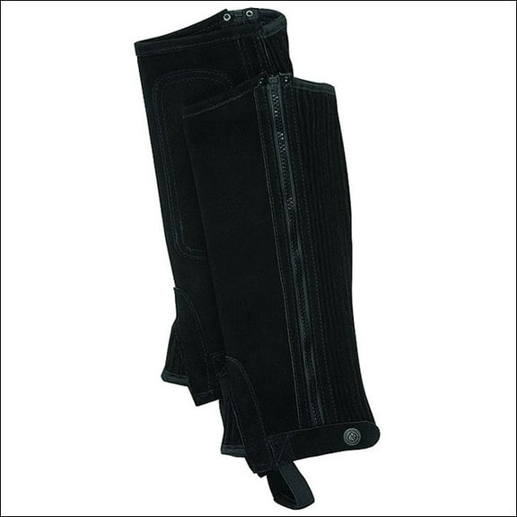 Children Suede Zipper Half Chaps Small By Perris Leather