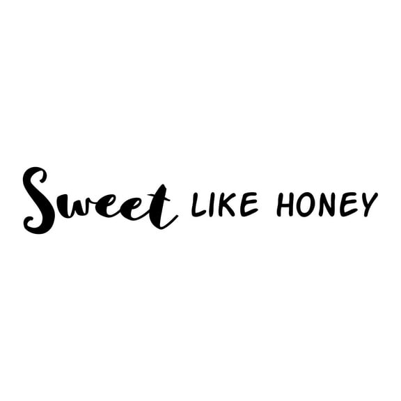 Children Sweet like Honey Cute Quotes & Sayings Wall Decal Decoration Motivational Honey Quote Nursery wall decor Lasts Years and Easily Removable - Size: 30 In(W) x 6 In(H)
