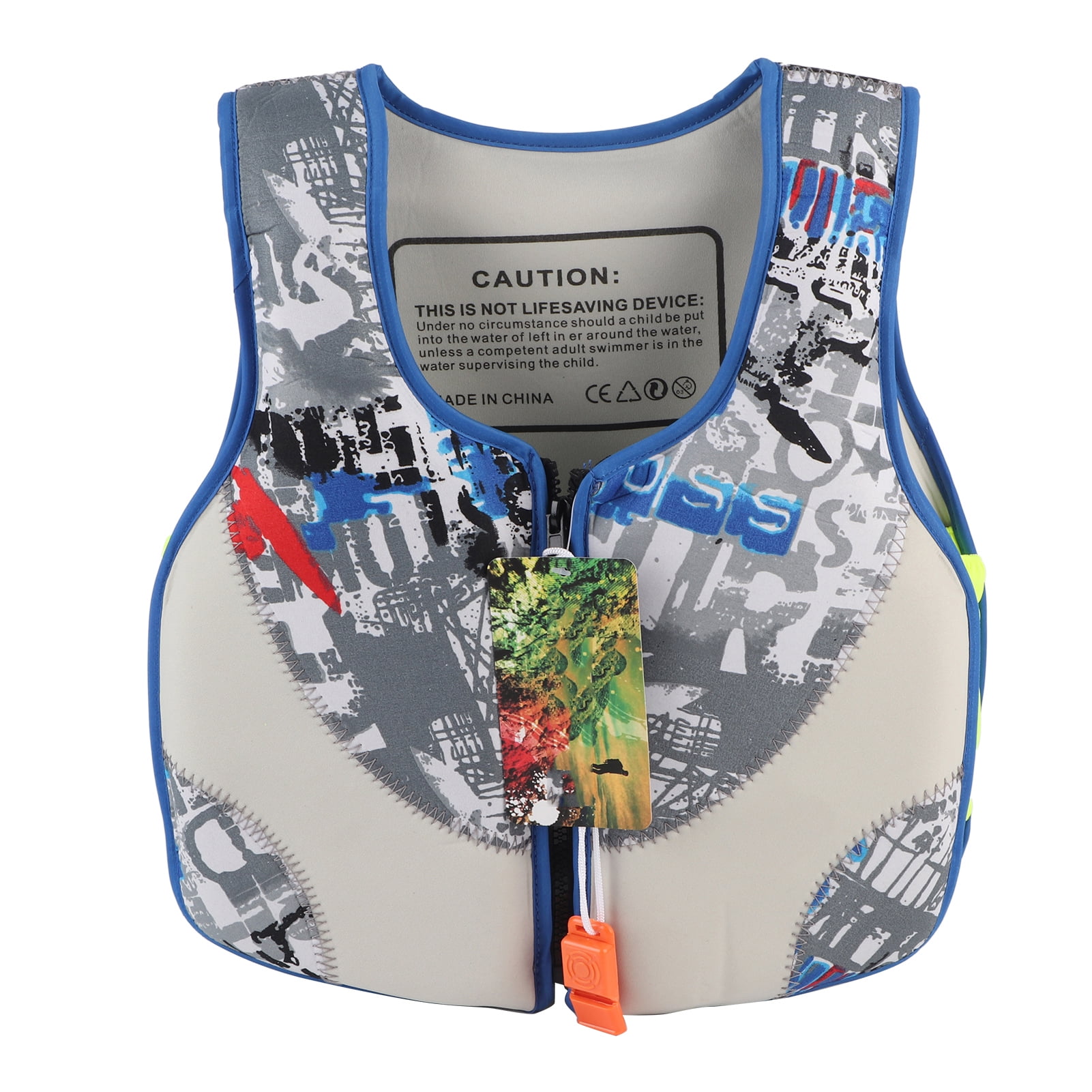 Children Swim Life Jacket With Zipper Neoprene Portable Children Life ...