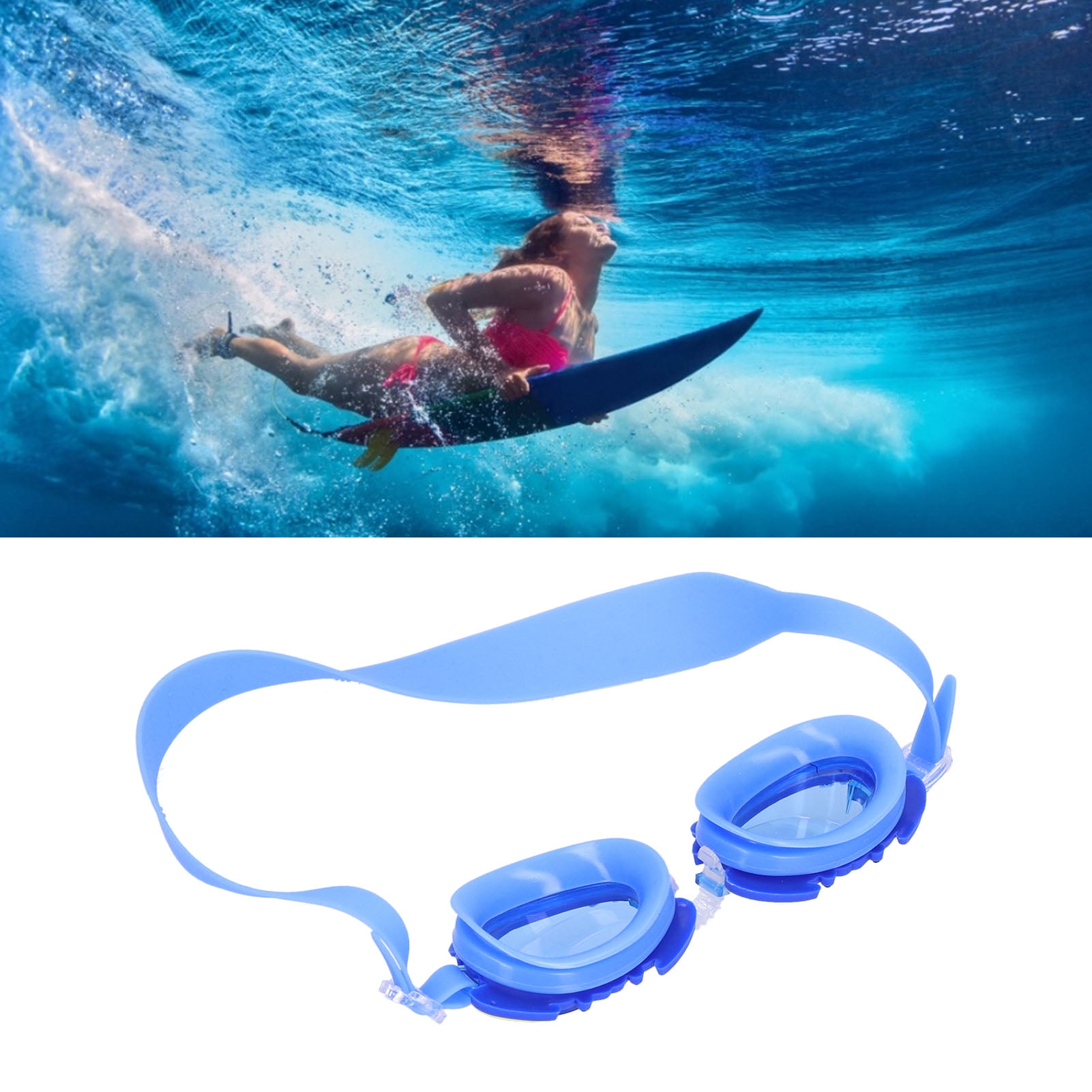 Children Swimming Goggles, Provide Wide View Waterproof Tightly Swim