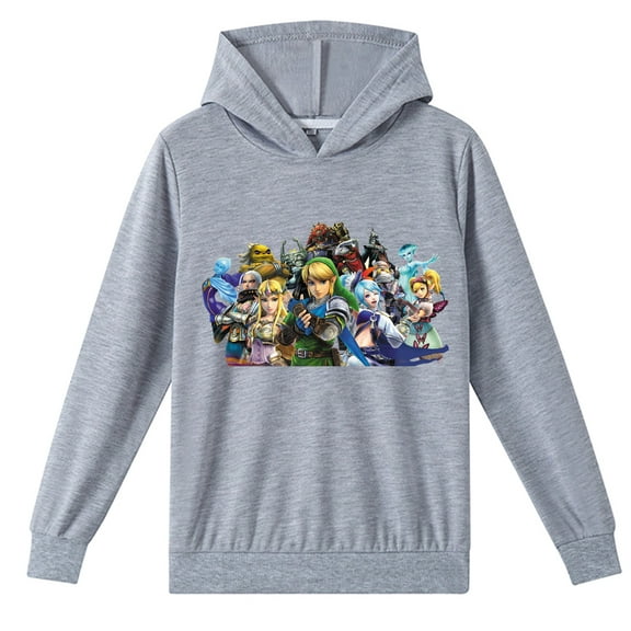 Children The Legend of Zelda Fashion Sweatshirt Hoodie Kids Long Sleeve Pullover Loose Fit for Boys Girls