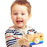 Children Toy Wooden Camera With SLR Design Educational Toys