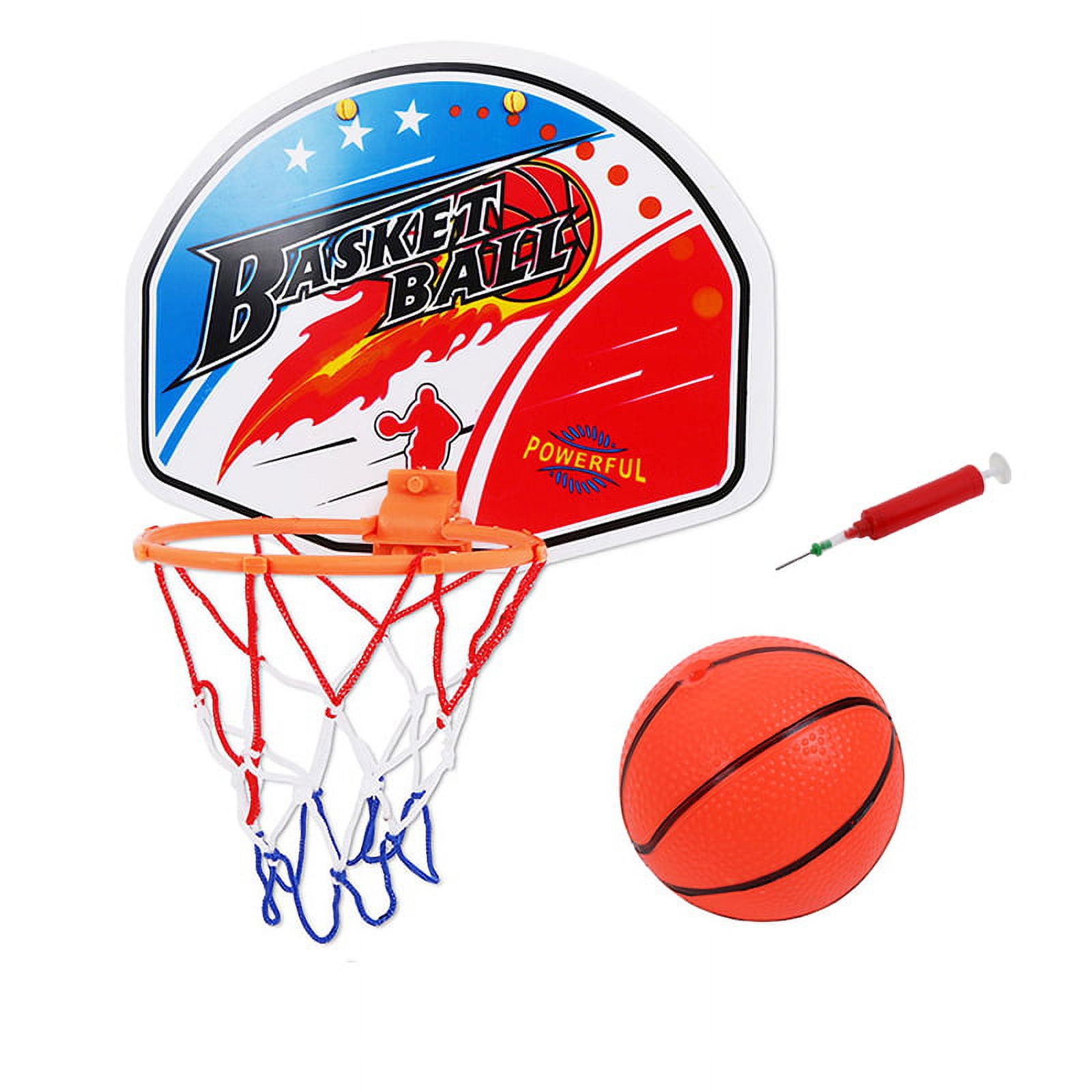 Children Wall Game Plastic Basketball set With Pump Rim
