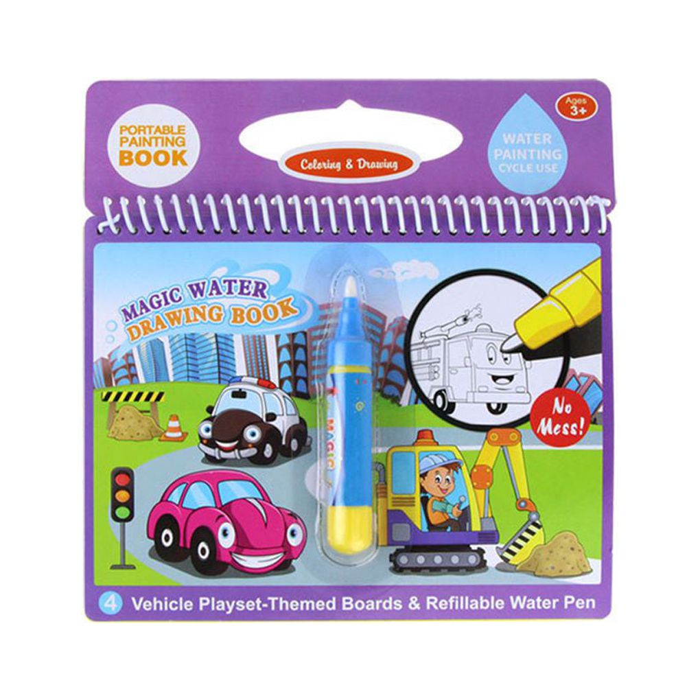Children Water Reveal Coloring Book Writing Painting Kids Drawing Book