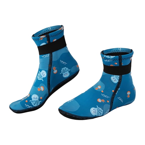 Children Wetsuit Socks Thick Nylon Neoprene Diving Socks For Kid Boy Girl Cold Water Swimming Snorkeling And Surfing