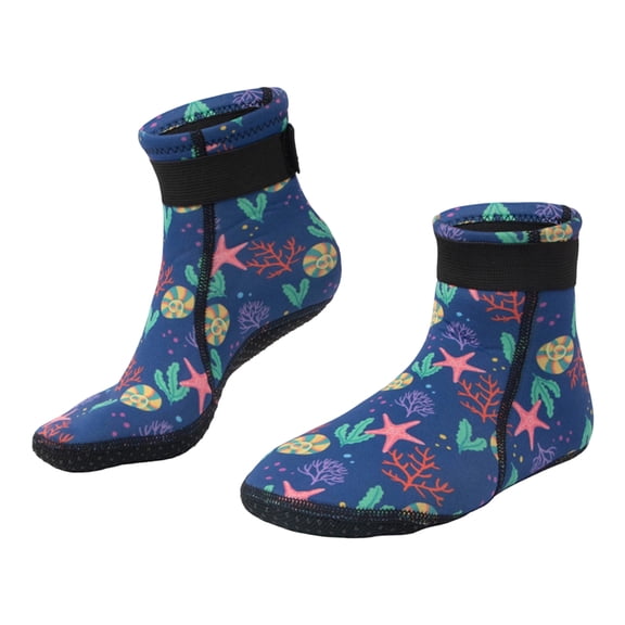 Children Wetsuit Socks Thick Nylon Neoprene Diving Socks For Kid Boy Girl Cold Water Swimming Snorkeling And Surfing