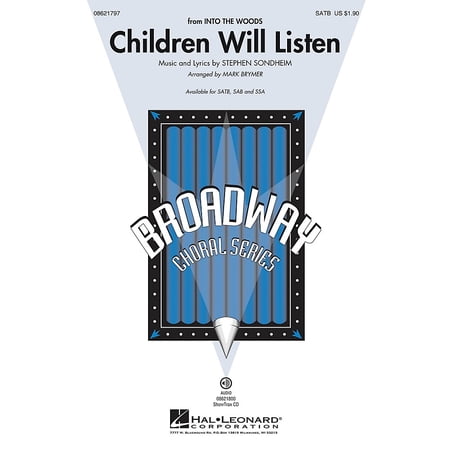 Hal Leonard Children Will Listen (from Into the Woods) ShowTrax CD Arranged by Mark Brymer