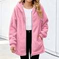 thumbnail image 1 of Children Winter Hoodies Coats Solid Fleece-lined Warmth Jackets Long Sleeve Hooded Casual Pockets Outwear for Kids, 1 of 8