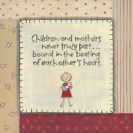 Children and Mothers Canvas Art - Karen Tribbet (24 x 24)
