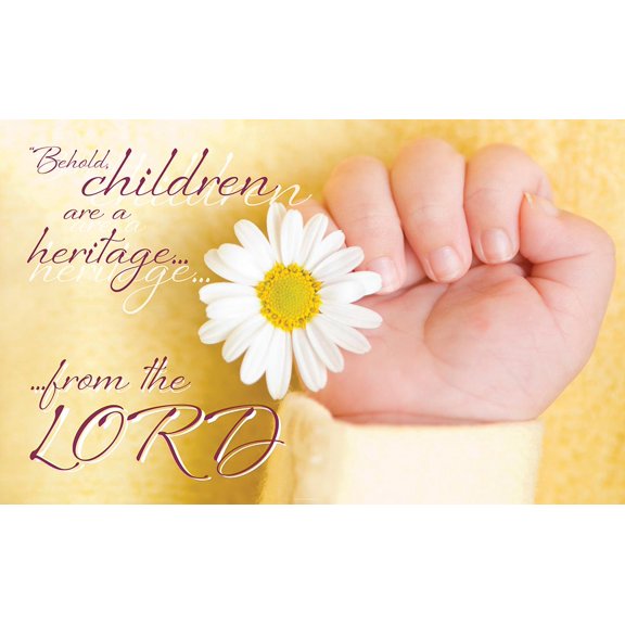 Children are a Heritage Pro-Life Bulletin (Pack of 100)