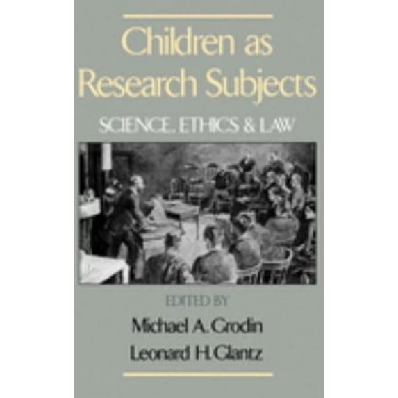 Pre-Owned Children as Research Subjects: Science, Ethics and Law Hardcover