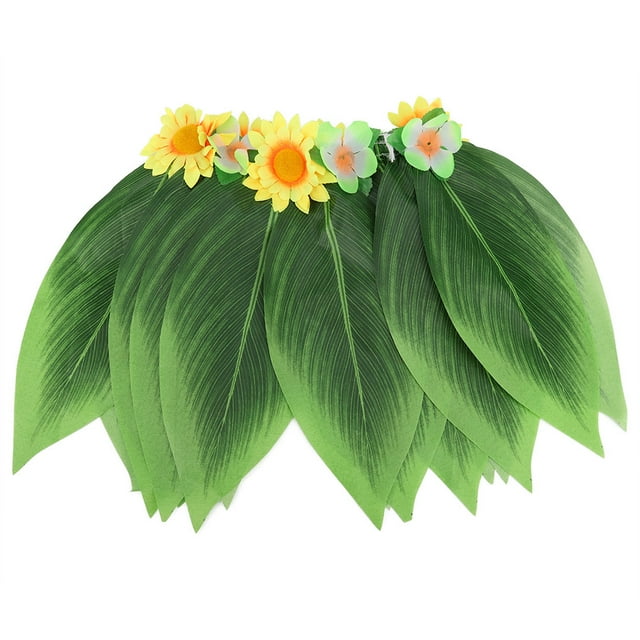 Children in HawaiianStyle Grass Skirts for Beach Parties Sunflower