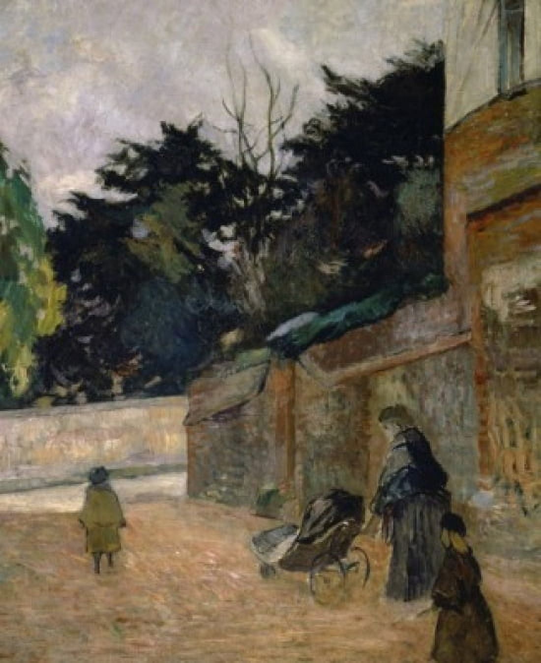 Children in the Street Paul Gauguin (1848-1903French) Private Collection Canvas Art - Paul Gauguin (18 x 24)