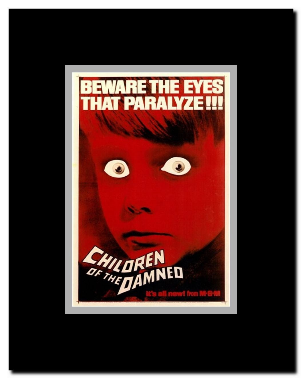 Children of the Damned Framed Movie Poster