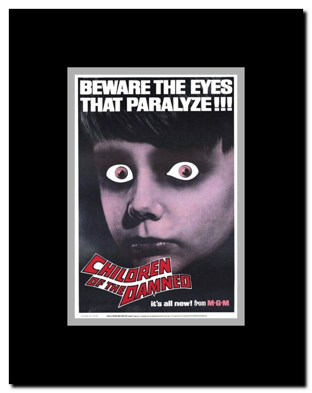 Children of the Damned Framed Movie Poster