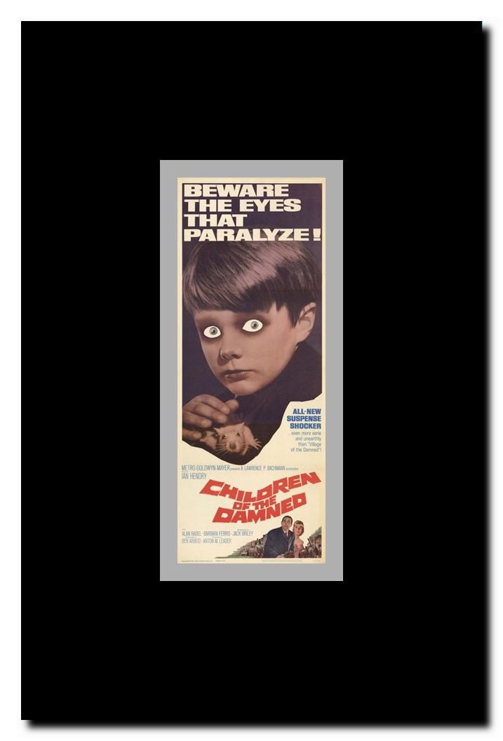 Children of the Damned Framed Movie Poster