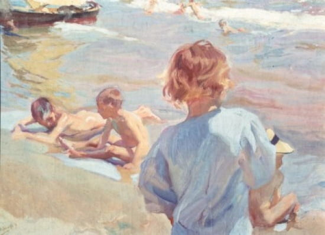 Children on the Beach Joaquin Sorolla y Bastida (1863-1923 Spanish) Canvas Art - Joaquin Sorolla y Bastida (18 x 24)