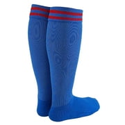 Children's 1 Pair High Performance Knee High Sports Socks. Lightweight & Breathable - Ultra Comfortable & Durable Long Socks L Blue