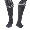 thumbnail image 1 of Children's 2 Pairs High Performance Knee High Socks. Lightweight & Breathable - Ultra Comfortable & Durable Socks XL003 M(Black), 1 of 1