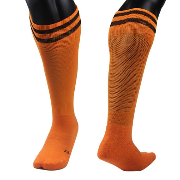 Children's 2 Pairs High Performance Knee High Socks. Lightweight & Breathable - Ultra Comfortable & Durable Socks XL003 XS(Orange)