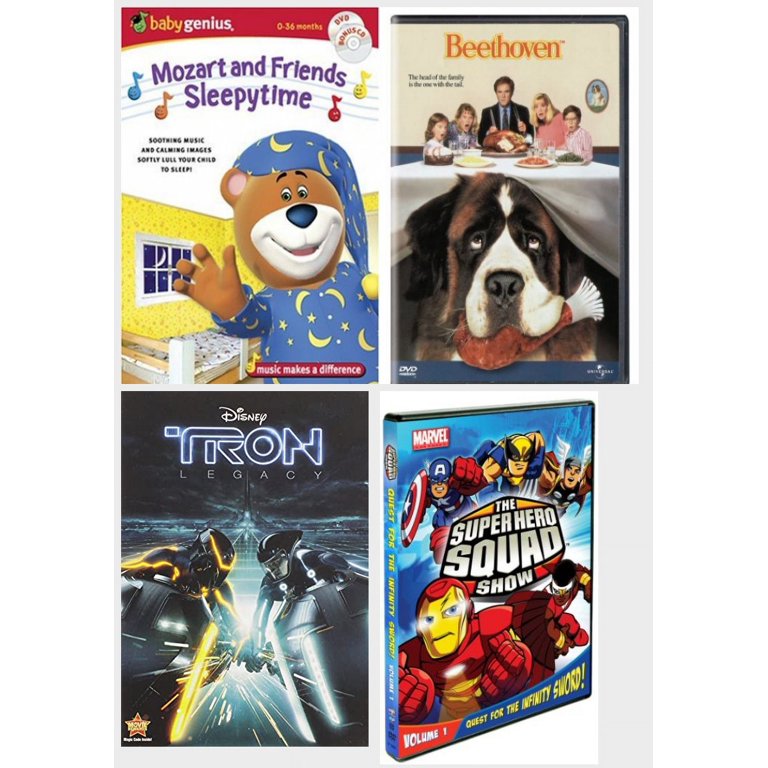 Children's 4 Pack DVD Bundle: Baby Genius Mozart