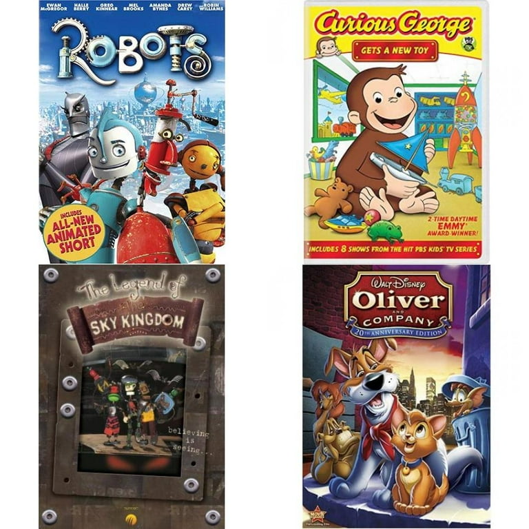 Children's 4 Pack DVD Bundle: Robots Widescreen Edition