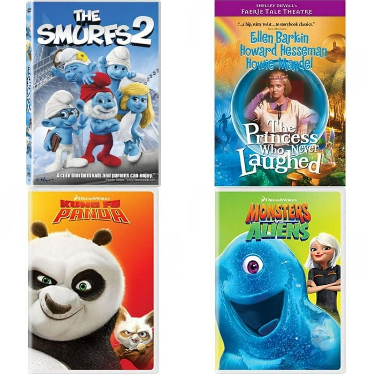 Children's 4 Pack DVD Bundle: The Smurfs 2, Faerie Tale