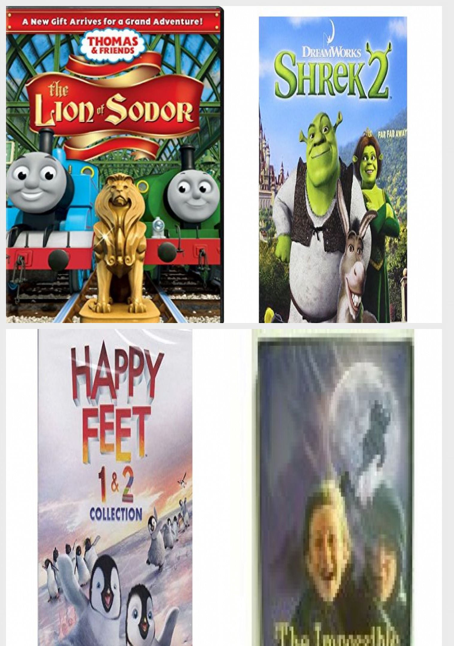 Children's 4 Pack DVD Bundle: Thomas & Friends: Lion of Sodor