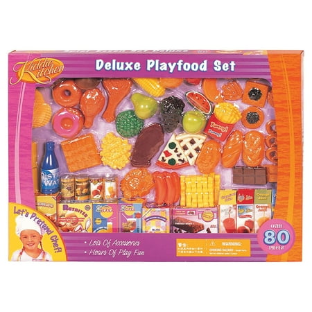 Children's 80 Piece Deluxe Pretend Play Food Set, Children Ages 3 & Up