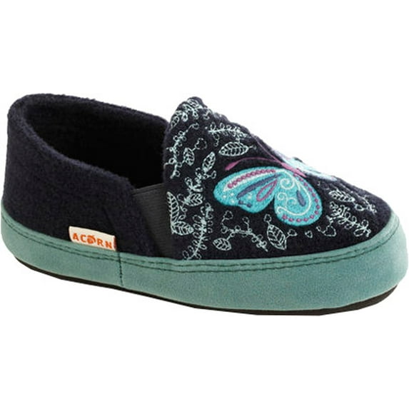 Children's Acorn Colby Gore Moc Navy Butterfly 3-4 M
