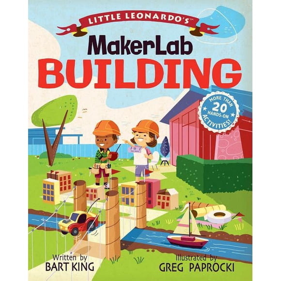 Children's Activity: Little Leonardo's MakerLab Building (Hardcover)