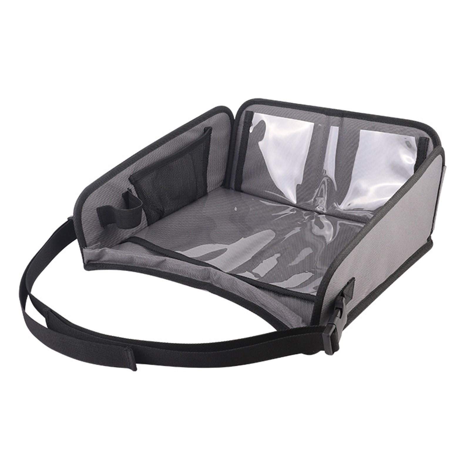 Children's Activity Tray Creative Car Seat Drawing Tray for Infants Long Journey with Clear Storage Pockets