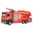 thumbnail image 1 of Children's Alloy Fire Truck Toy That Can Spray Water Suitable for Backyard Fun, 1 of 7