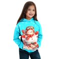 thumbnail image 1 of Huowey Children's Autumn Winter Christmas Theme Snowman Long Sleeve Hooded Hoodie Warm and Comfortable Children's Coat for Boys and Girls, 1 of 4