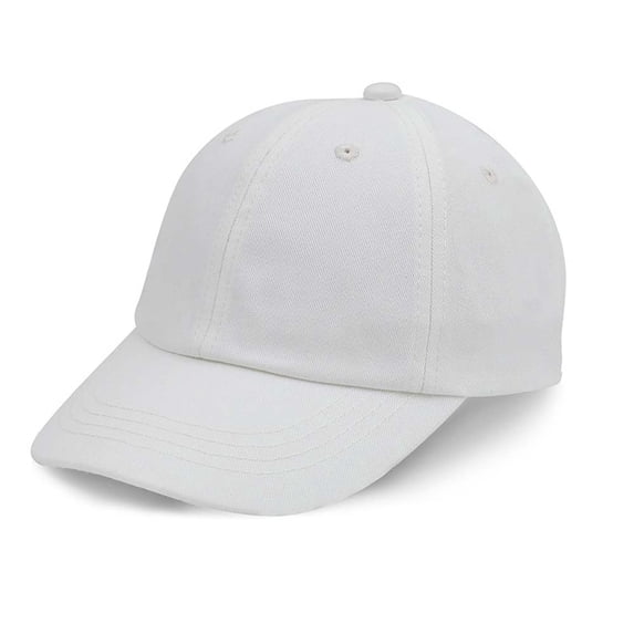 Children's Baseball Cap, Solid Color Flat Brim Sun Hat