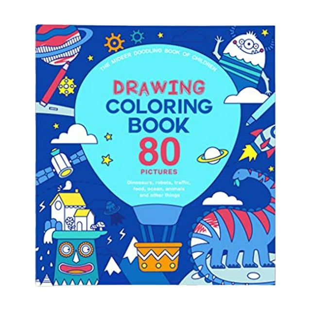 Children s Basic Coloring Book For Boys And Girls Two Versions With Children s basic coloring book for boys and girls two versions with