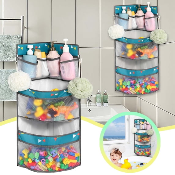 Children's Bathroom Storage Bag Multifunctional Baby Toy Storage Rack Toiletries Organizing Bag